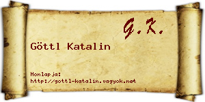 Göttl Katalin névjegykártya